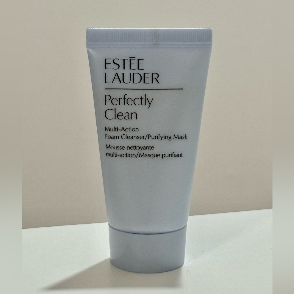 NEW Estée Lauder Perfectly Clean Multi-Action Foam Cleanser/Purifying Mask 1 oz
